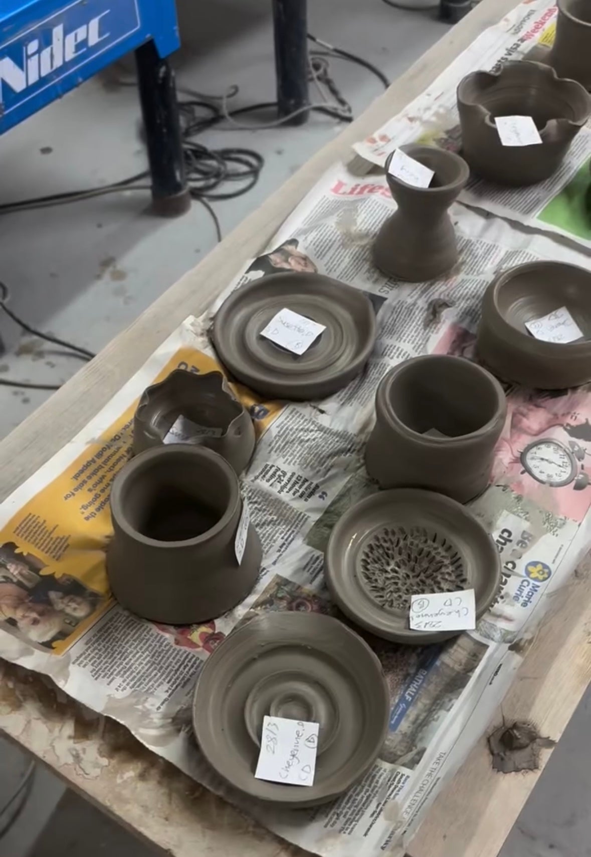 1 Time Pottery Class