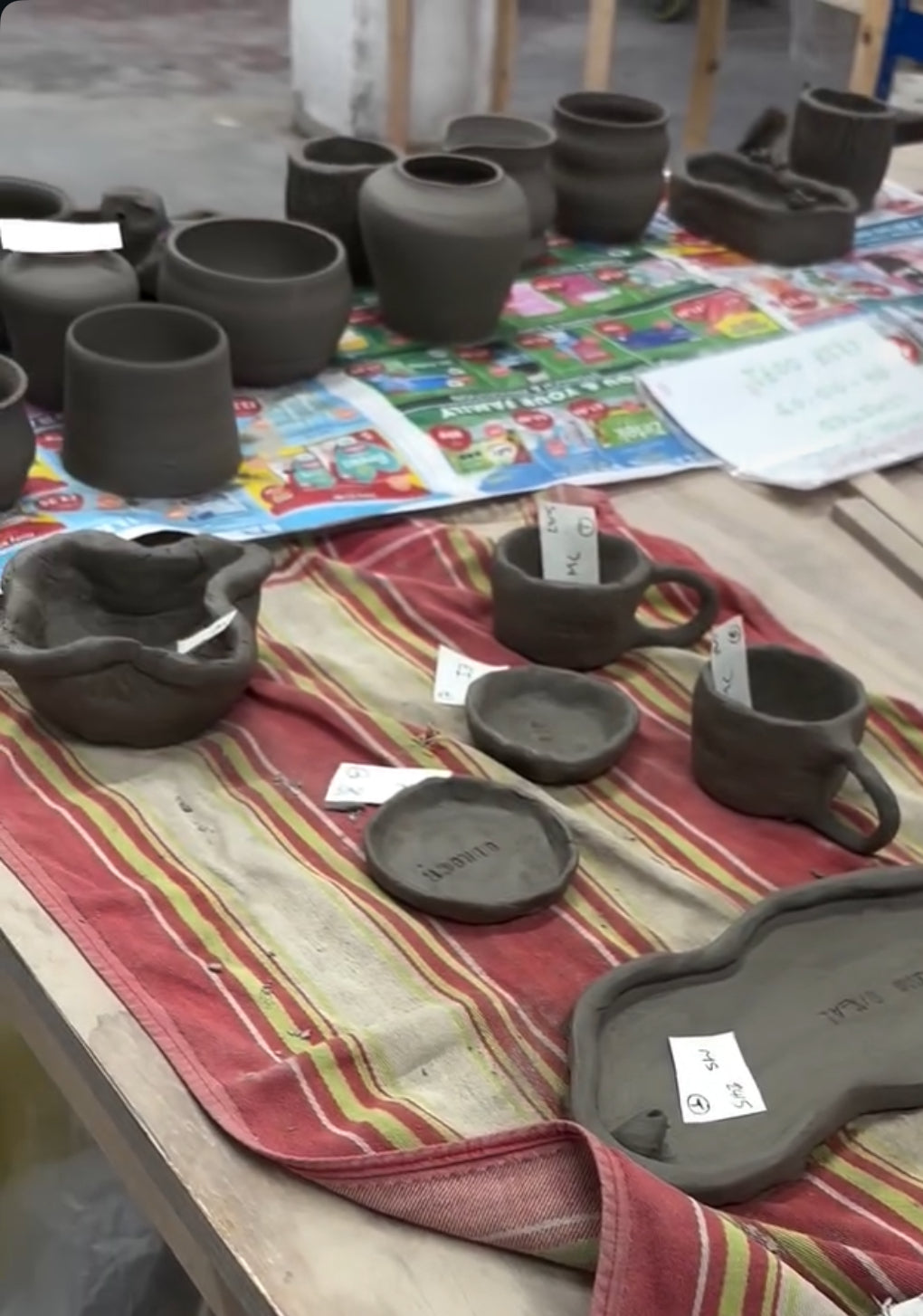 1 Time Pottery Class