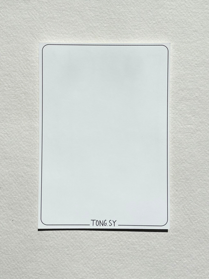 Back of a postcard